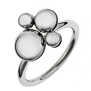 CK Calvin Klein Elegant Silver Fidget Spinner Ring